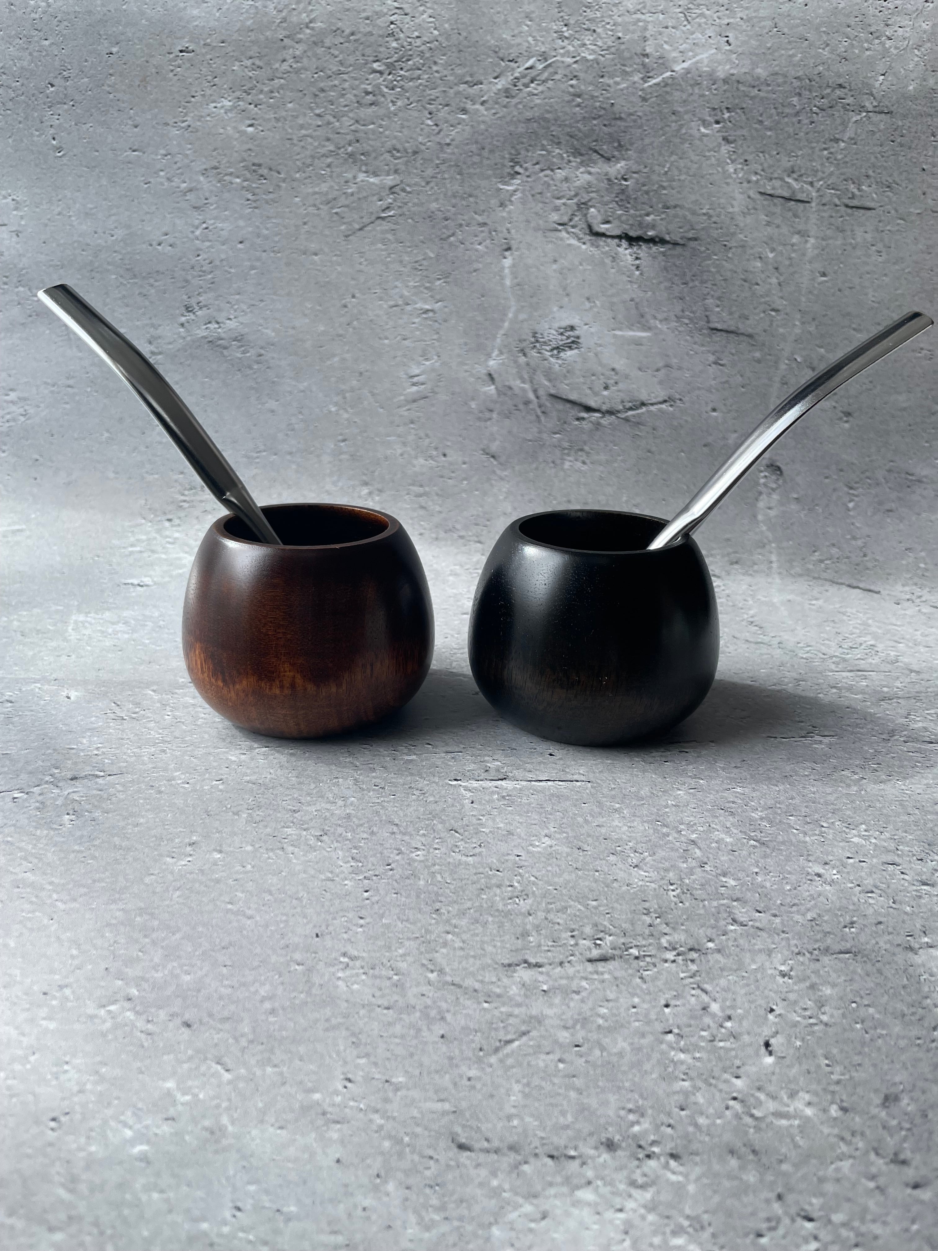 オリジナルマテ壺【黒漆（くろうるし）】 ＆ ボンビージャ