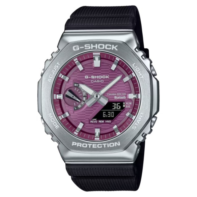 国内正規品 CASIO G-SHOCK カシオ Gショック アナデジ タフソーラー ショックレジスト 八角形 メンズ腕時計 GBM-2100A-4BJF