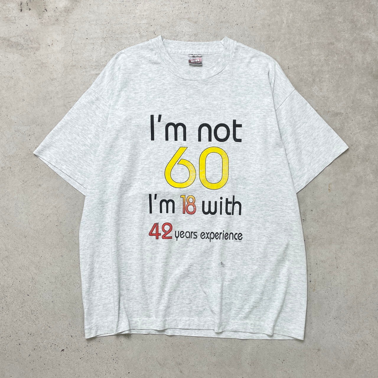 90年代 USA製 メッセージ プリントTシャツ I