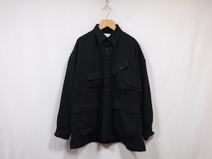 WHOWHAT” 4 POCKET SHIRT BLACK”