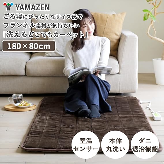 山善 電気敷毛布 「寝る消臭元 」YKSG-F30(EN) 2021年製