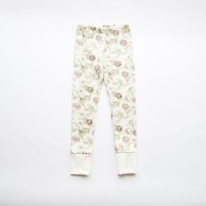 即納【MOUNTEN.】kids flower camo thermal leggings / leaf green / レギンス / マウンテン