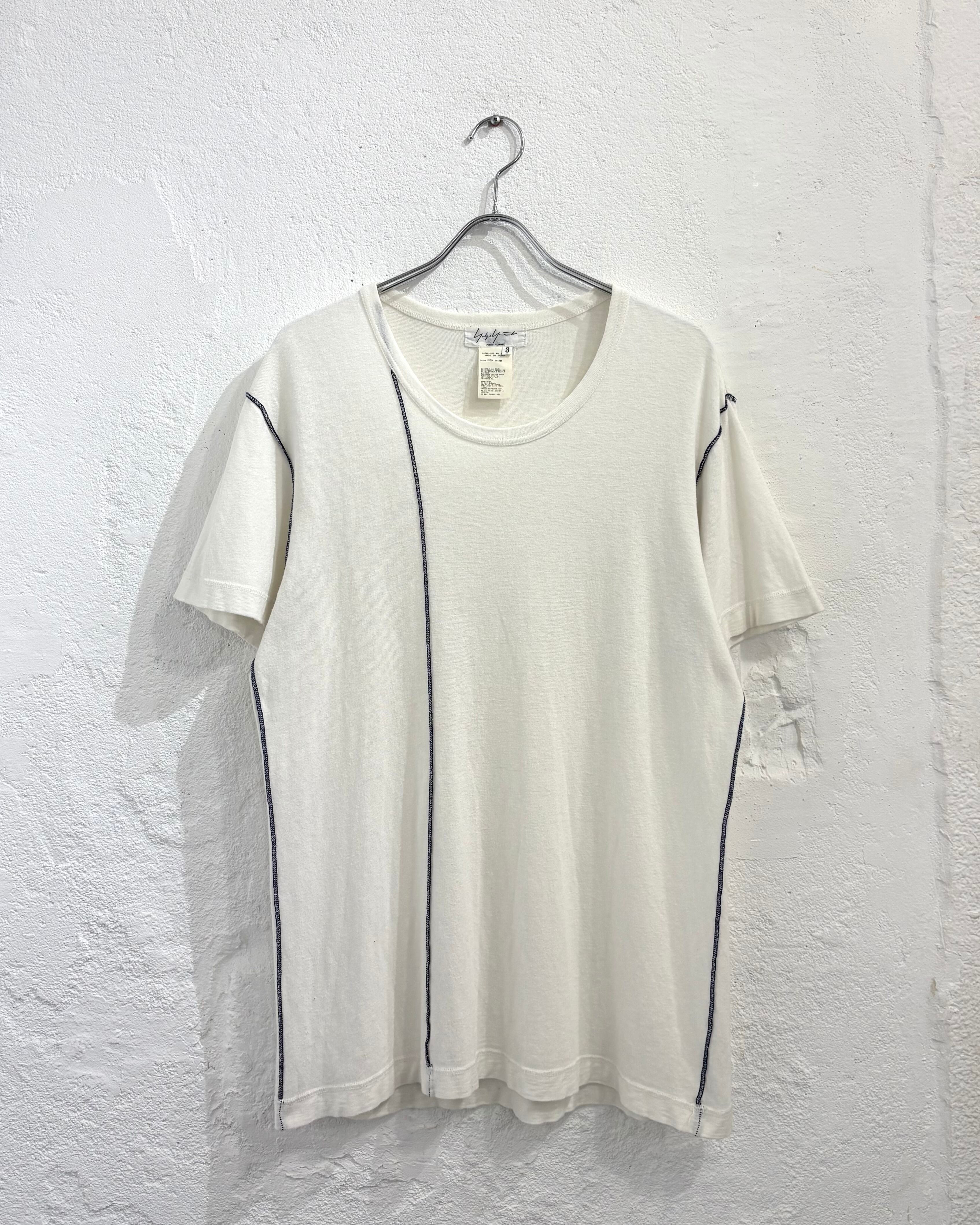2010SS Yohji Yamamoto POUR HOMME Inside-out Design Tee
