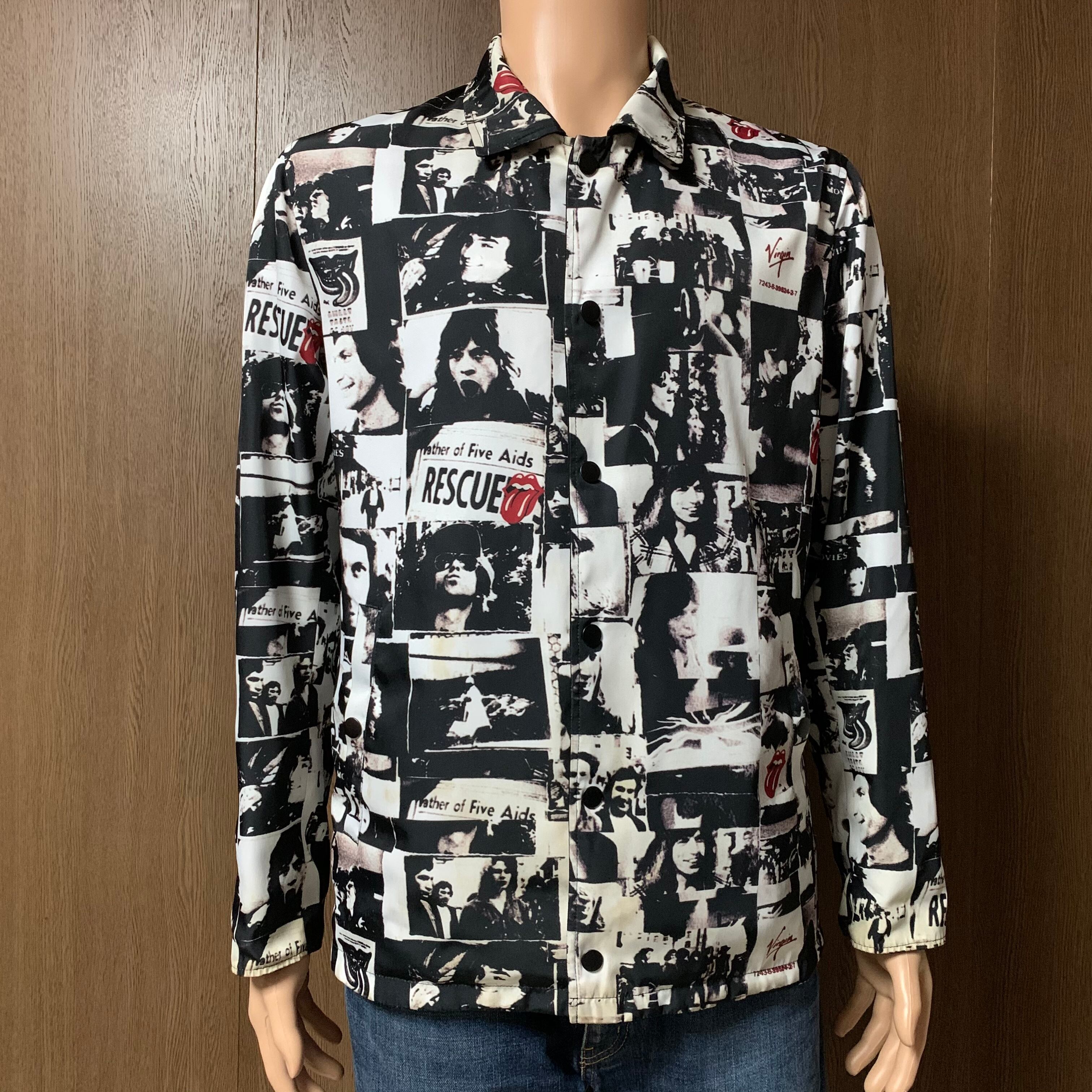 古着】JACK ROSE × THE ROLLING STONES リバーシブルコーチジャケット