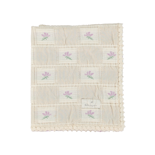 Bebe Organic / Lavender Blanket - Lavender Patchwork