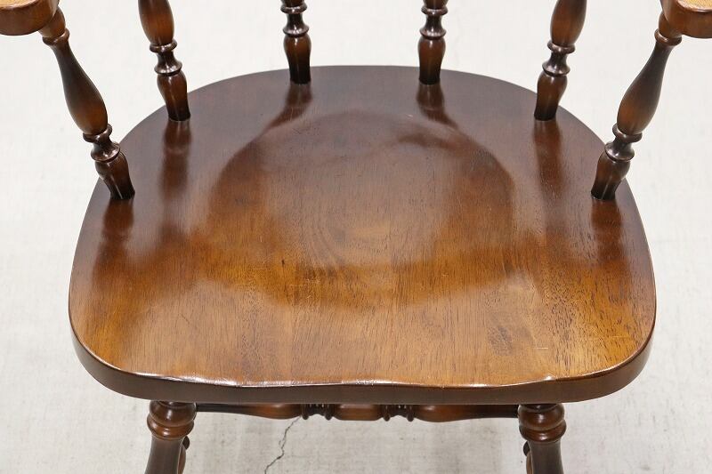 沼津店】在庫2脚 HIDA 飛騨産業 キツツキ ビーチ材 アーム ダイニング