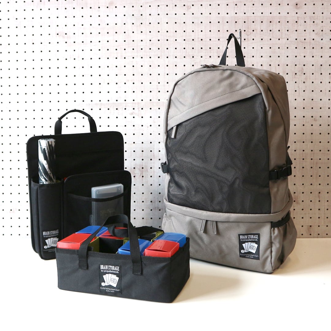 ストレージ2セット付【BRAIN STORAGE】ポリエステル2層式リュック