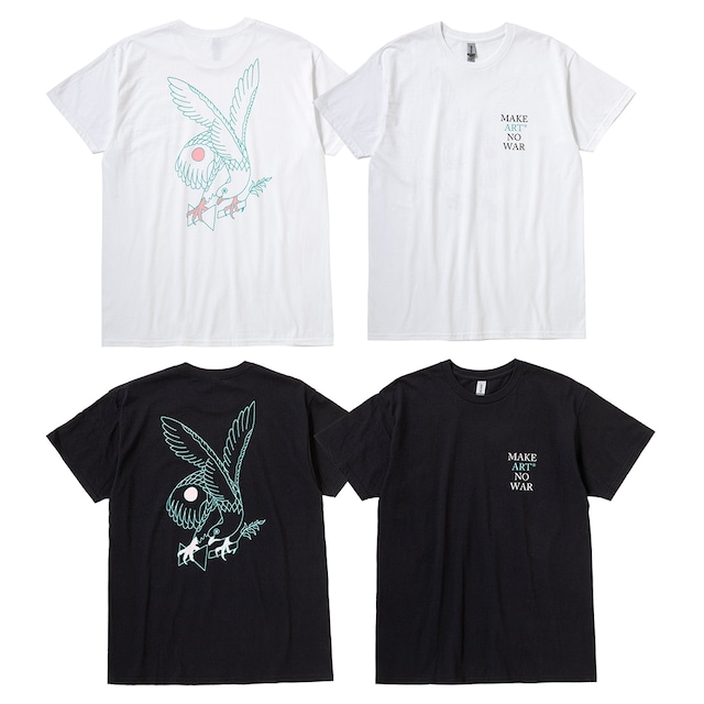 dove and rabbit of peace（平和の鳩＋兎）　MDP gallery✕永壽コラボT-shirt