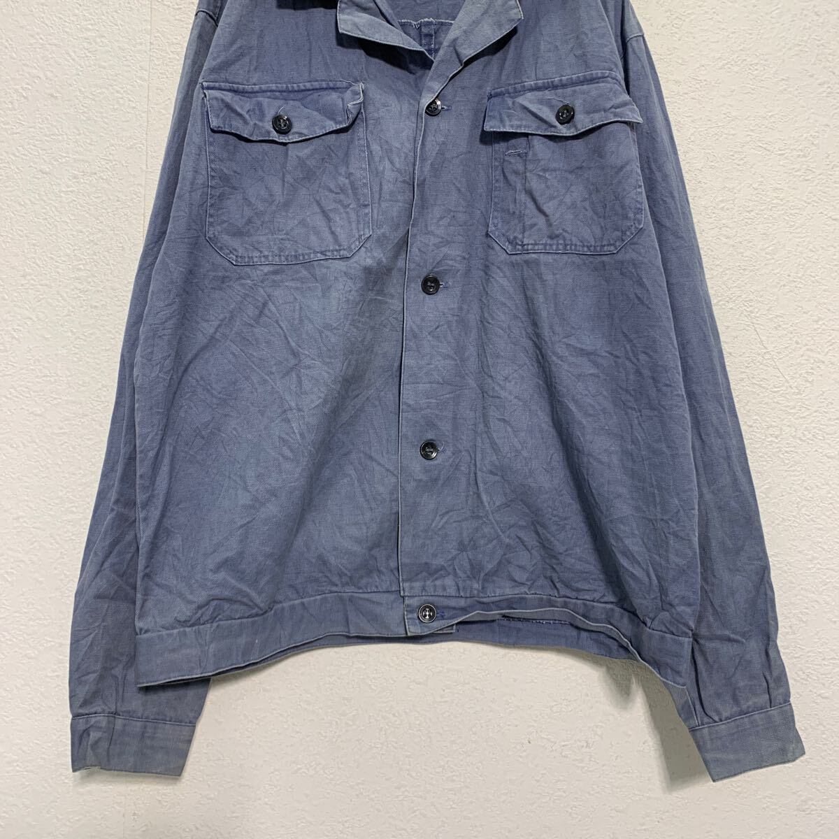 カナダ購入 限定デザイン 綺麗色ブルーベロアパーカー