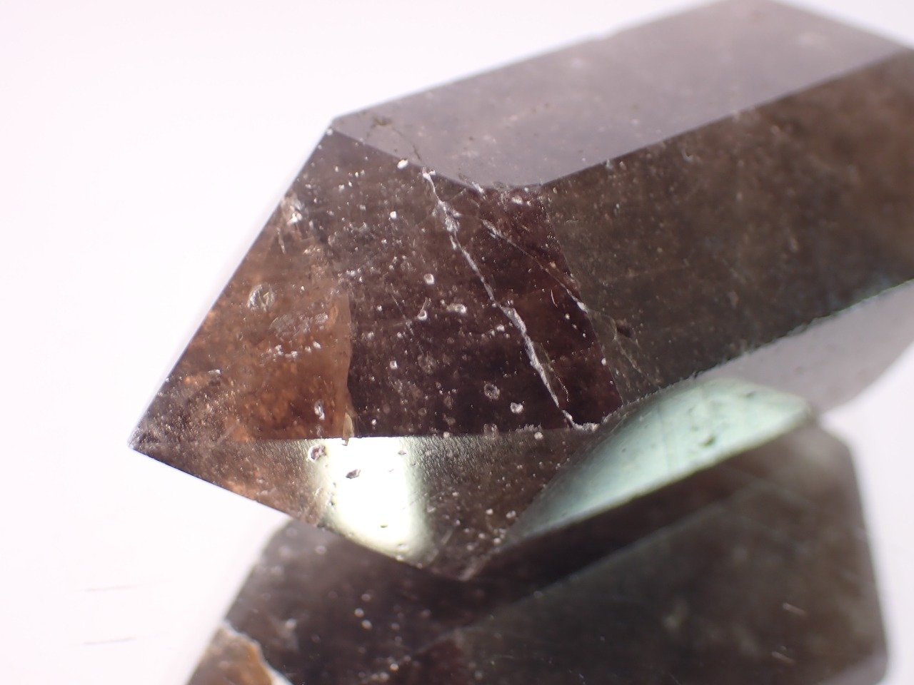 スモーキークォーツ　ダブルポイント　28.1g　[D1-142]