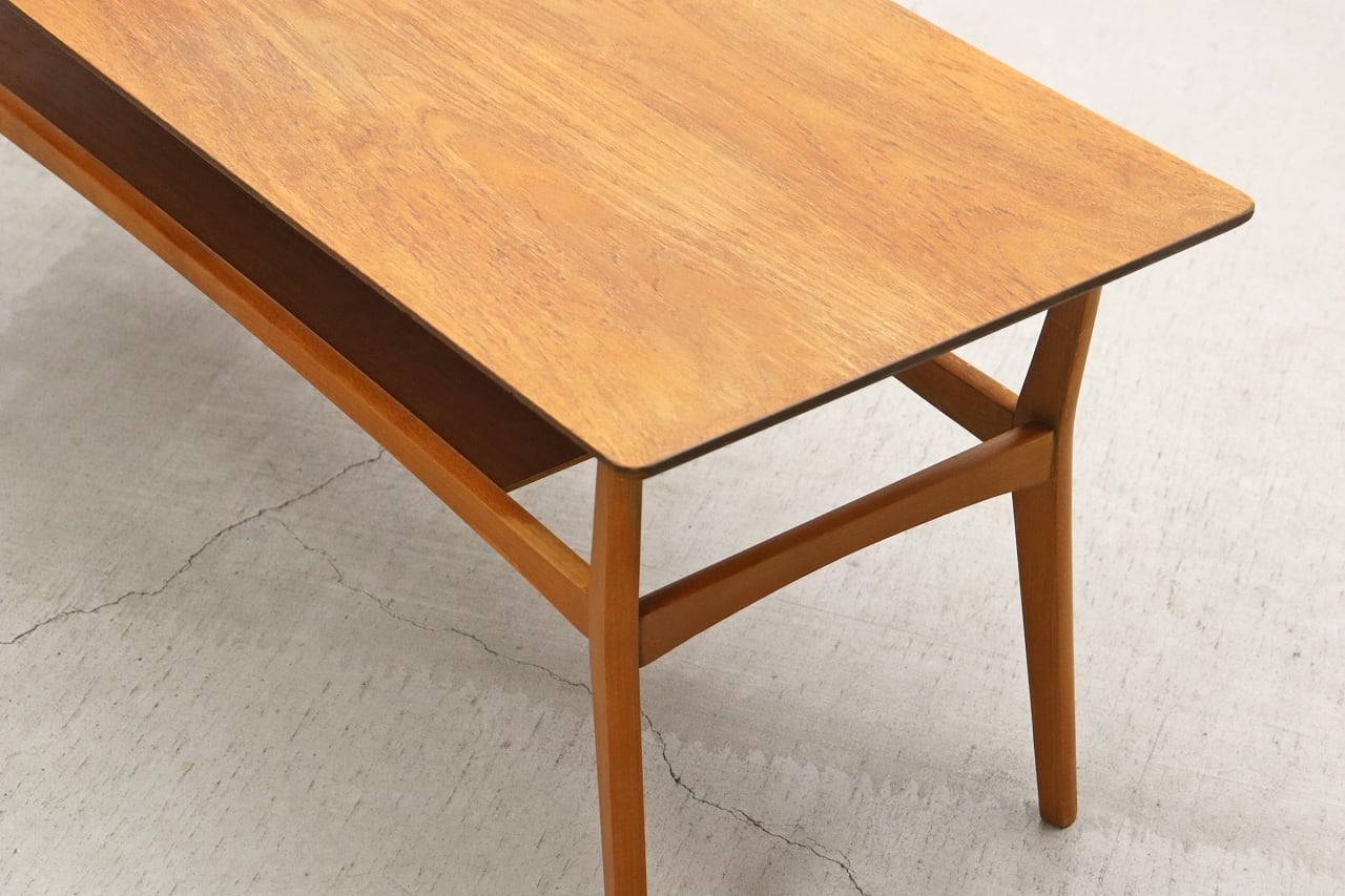 沼津店】北欧 デンマーク ヴィンテージ チーク材 センターテーブル