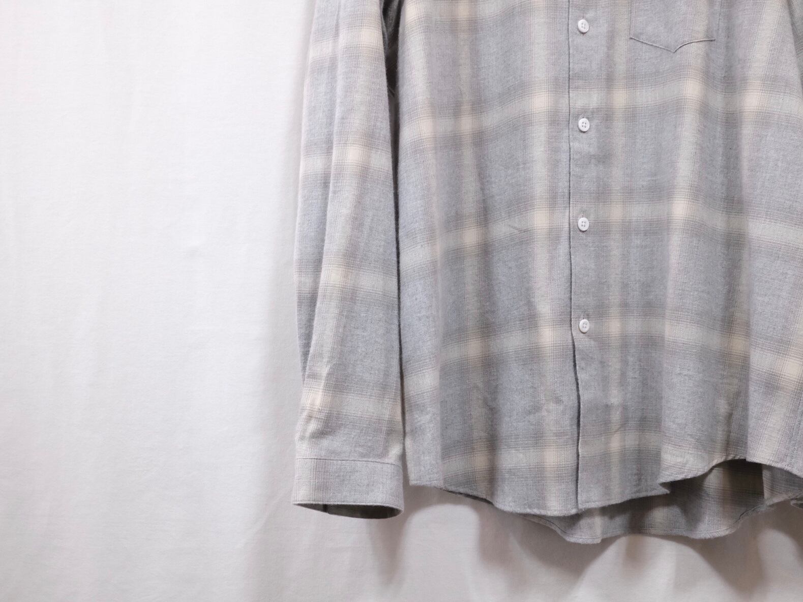 DIGAWEL” Shirt(generic)①Check Gray” | Lapel online store