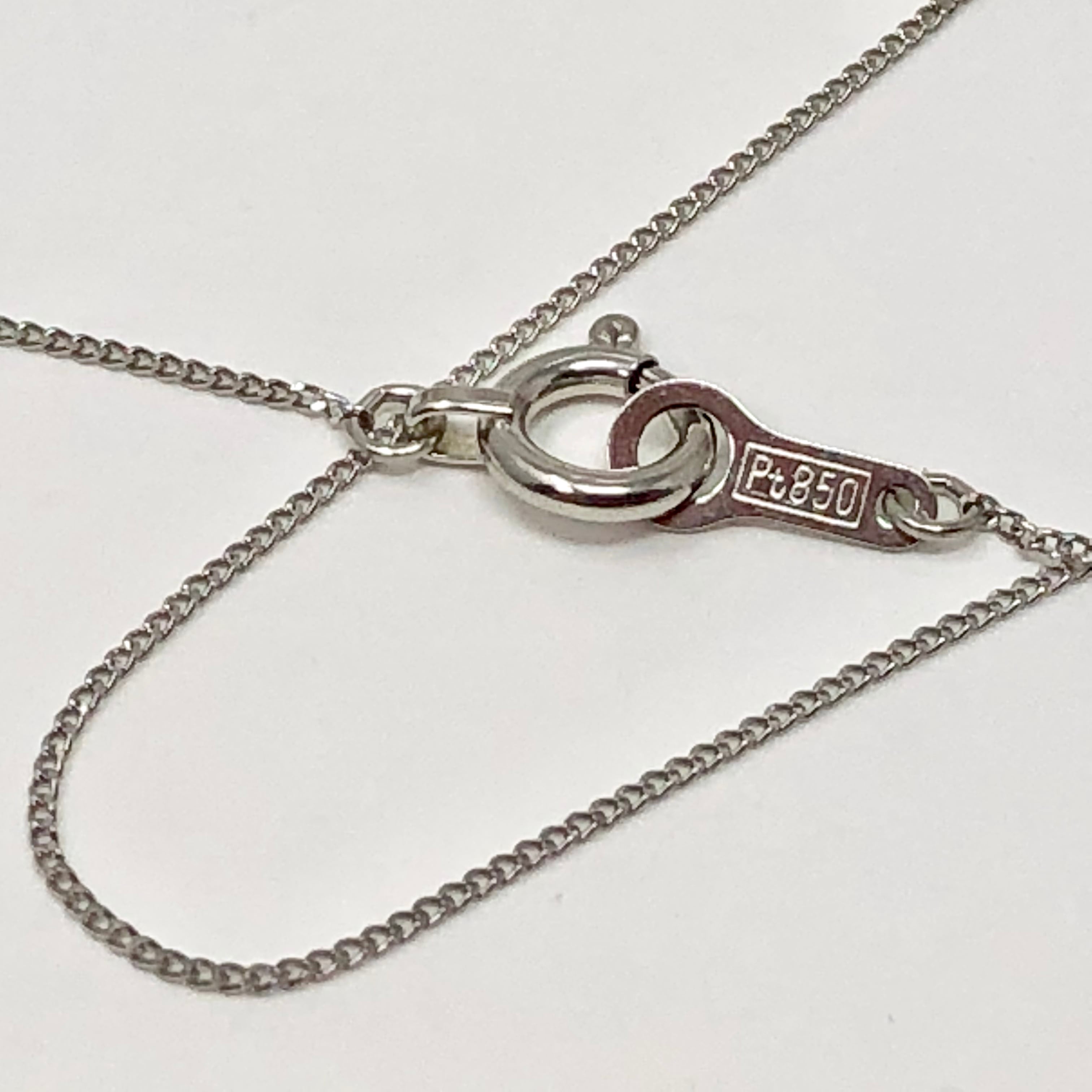 pt850 プラチナ 天然ダイヤモンド 0.3ct ラインネックレス pt850 プラチナ 天然ダイヤモンド 0.3ct ラインネックレス | よーだ