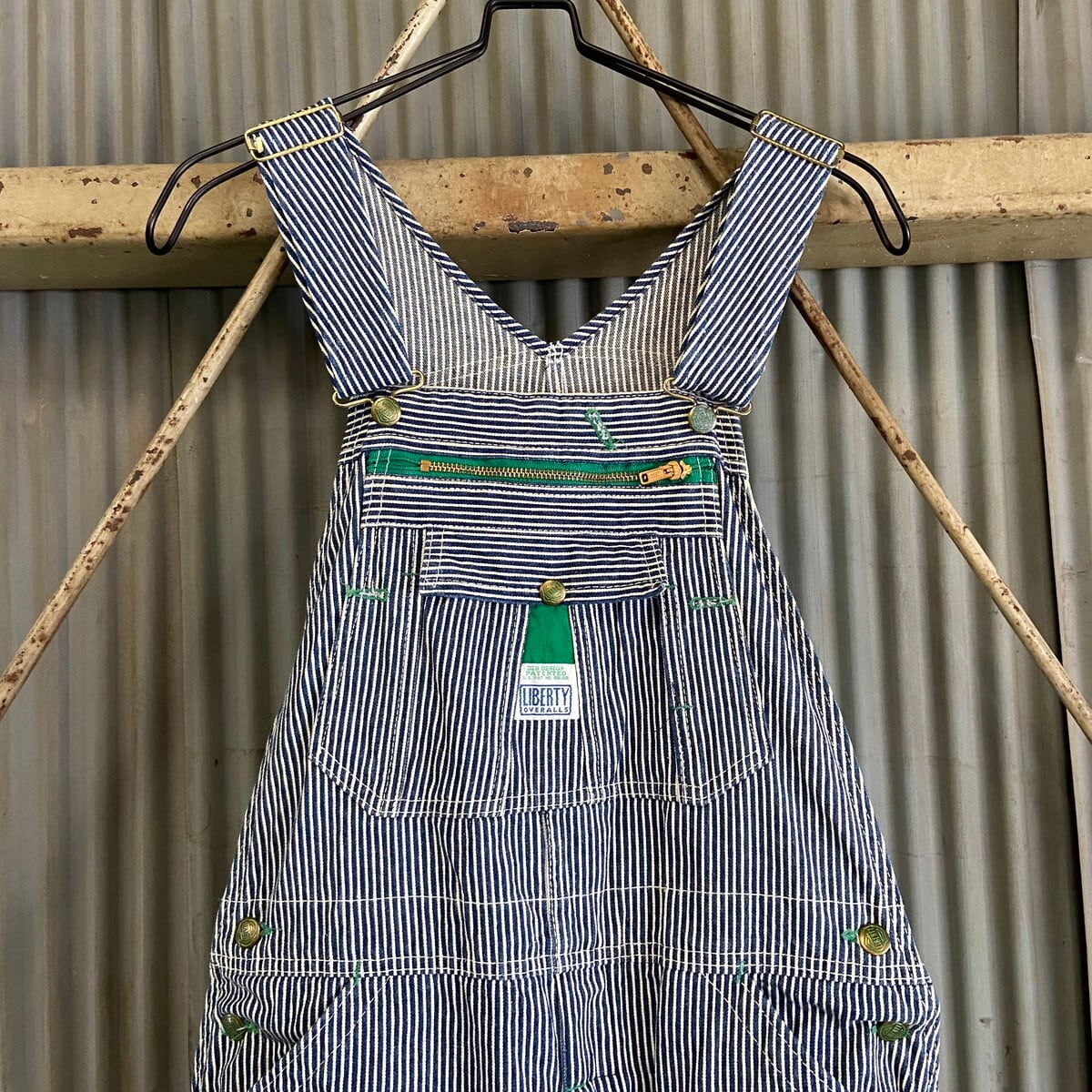 80〜90年代 LIBERTY リバティー ヒッコリーストライプ デニム 