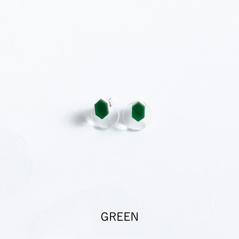 MATERIALプレートイヤリング | plying accessory