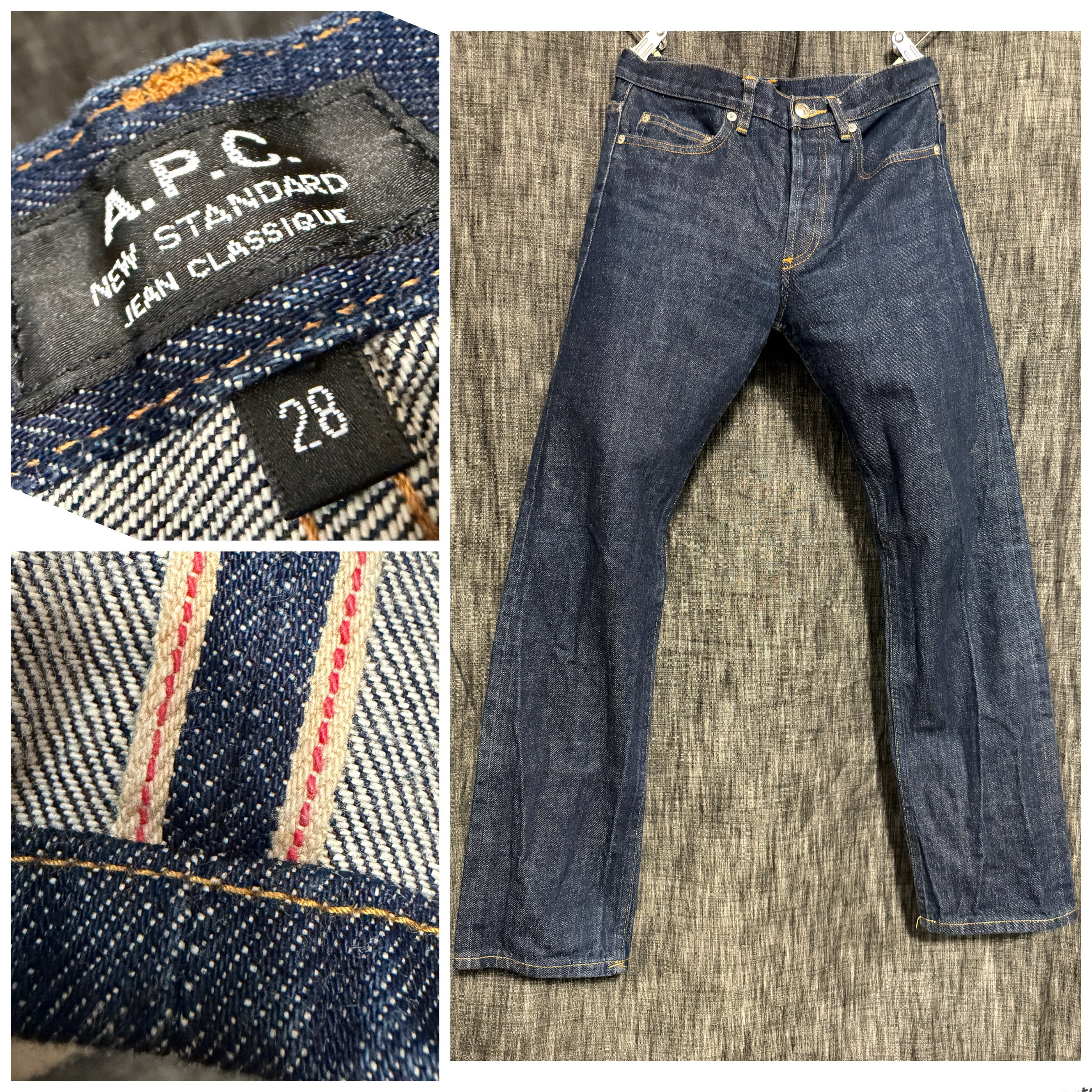A.P.C. 経年セルビッチ 赤みみ YKK デニム ジーンズ マカオ製 | Men