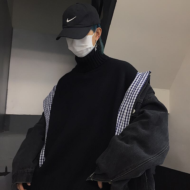 Deuku デューク　タートルネックニット　韓国ファション Deuku デューク タートルネックニット 韓国ファション 新品KOREA