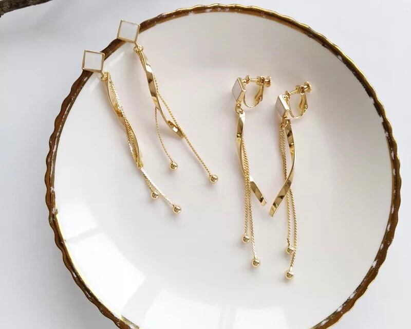 シナモンピアス/イヤリング