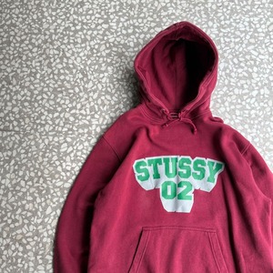 STUSSY / 00's big logo hoodie sizeM