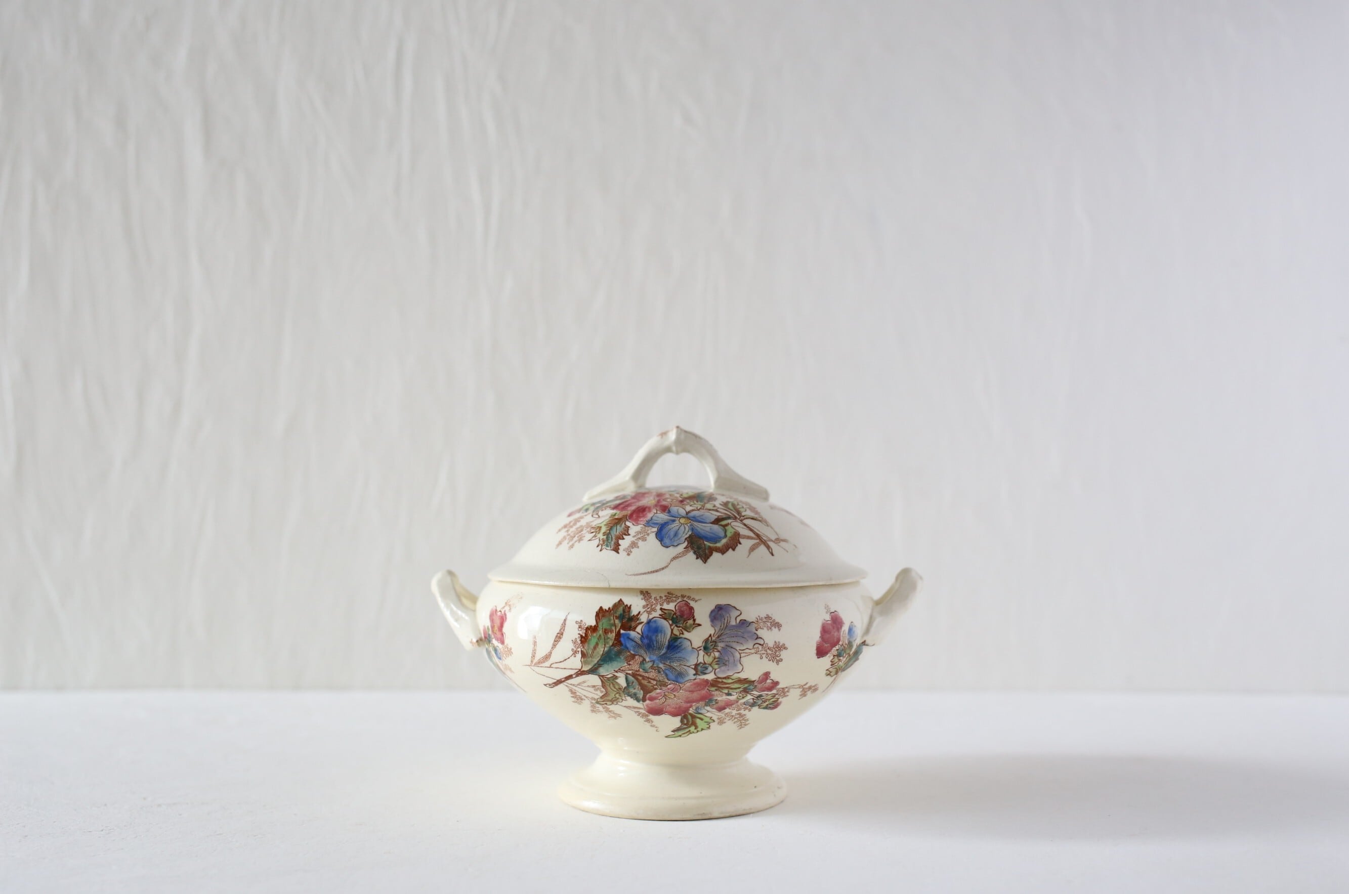 フランス アンティーク ONNAING窯 dinete スーピエール polychrome N