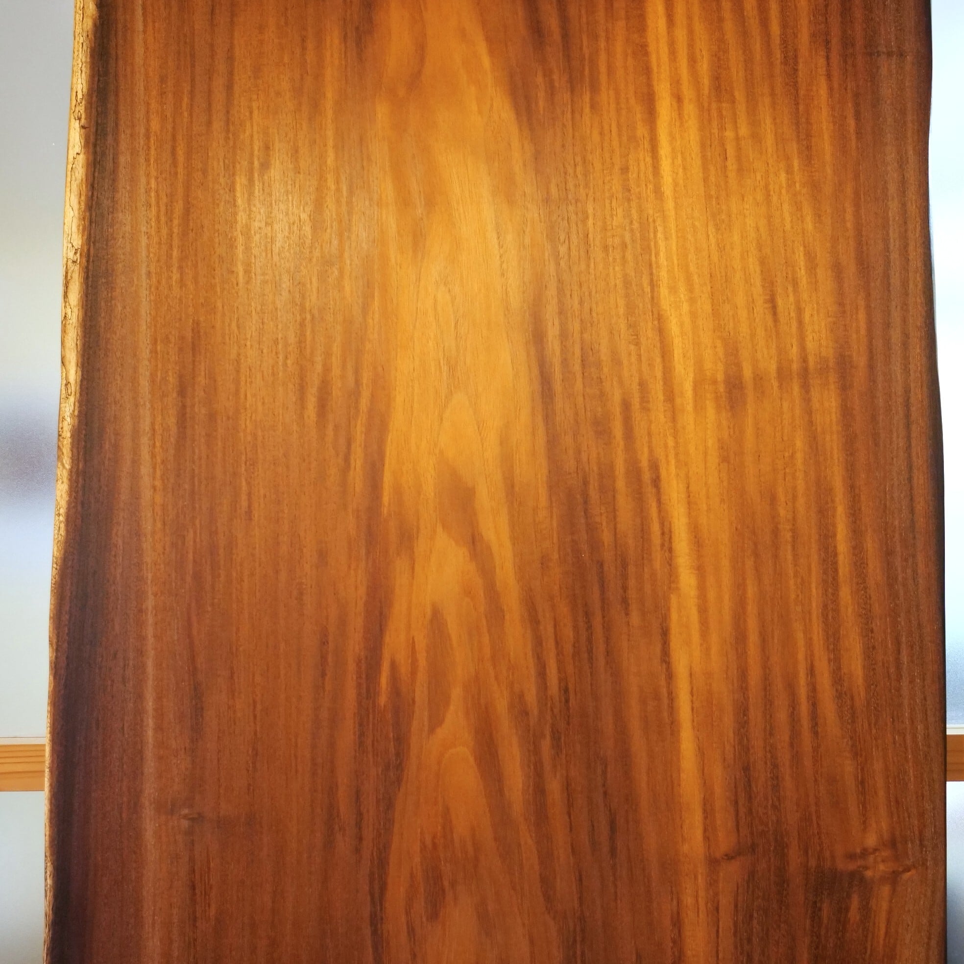 １枚板　アサメラ材（チーク材に近い） アサメラの一枚板 2000×780×40 加工済み | 榎戸材木店