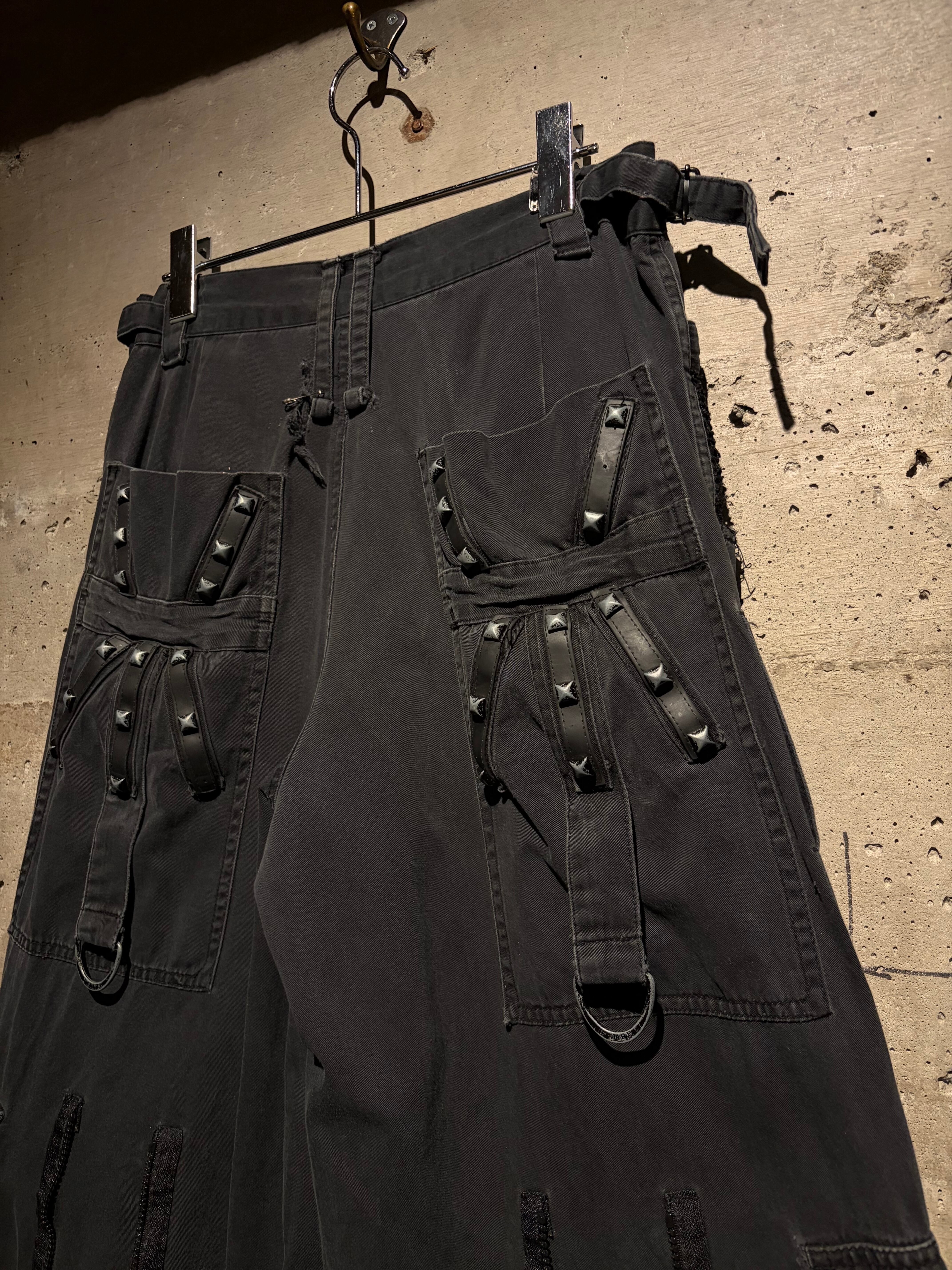 Caka】“TRIPP NYC” Special Gimmick Vintage Bondage Pants | Caka