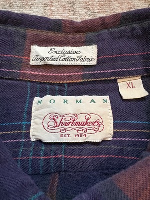 80~90s / USA製 / NORMAN Shirtsmaker / flannel / REMAKE