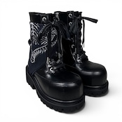 Obsidian Recurve Boots "Cow Leather"