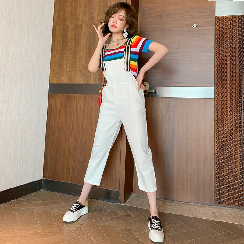 ストライプセーター スプリング 春物 ステッチ MIUCO93837374852