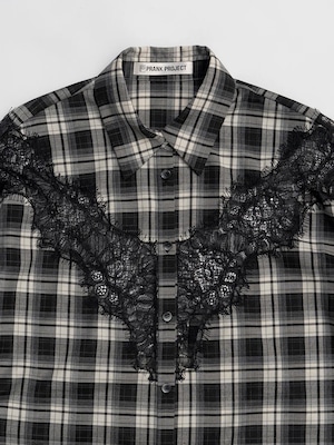【26SS】PRANK PROJECT プランクプロジェクト / Lace Combination Shirts / シャツ