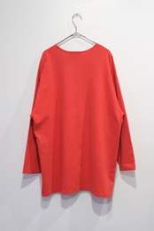 Marimekko red arch logo heavy cotton top