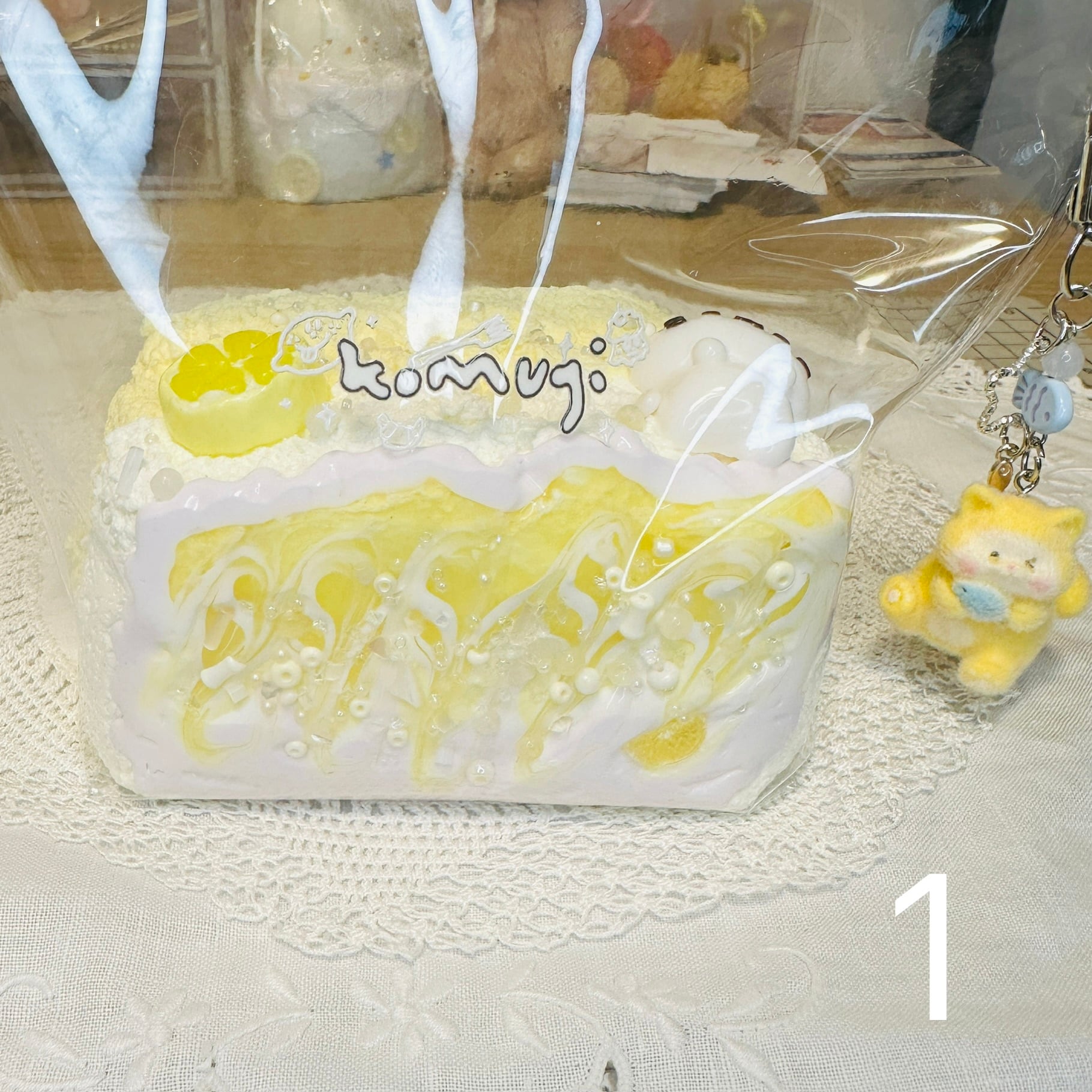 komugi 3層トースト スクイーズ | Komugi Squishy