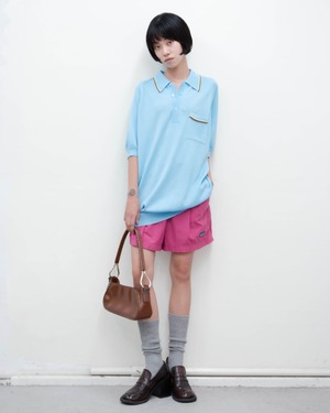 1970-80s high gauge knit polo