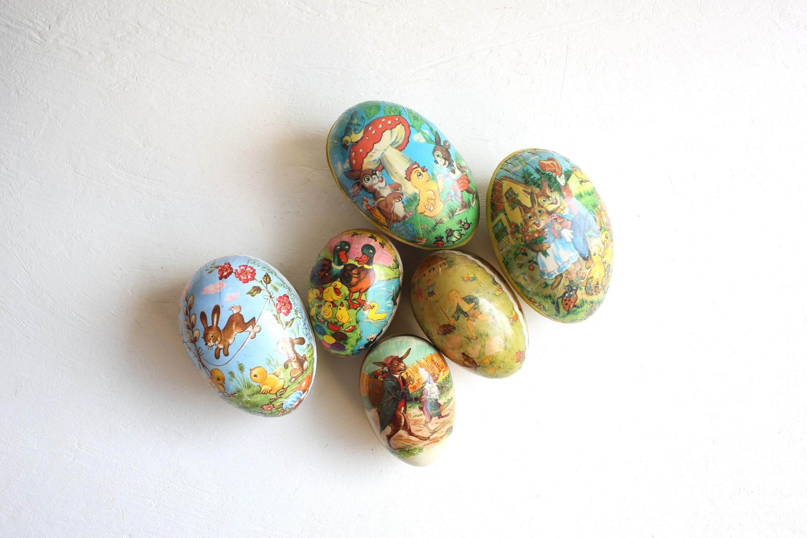 缶入りドイツイースターエッグキャンドル