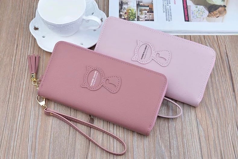 猫レディース長財布