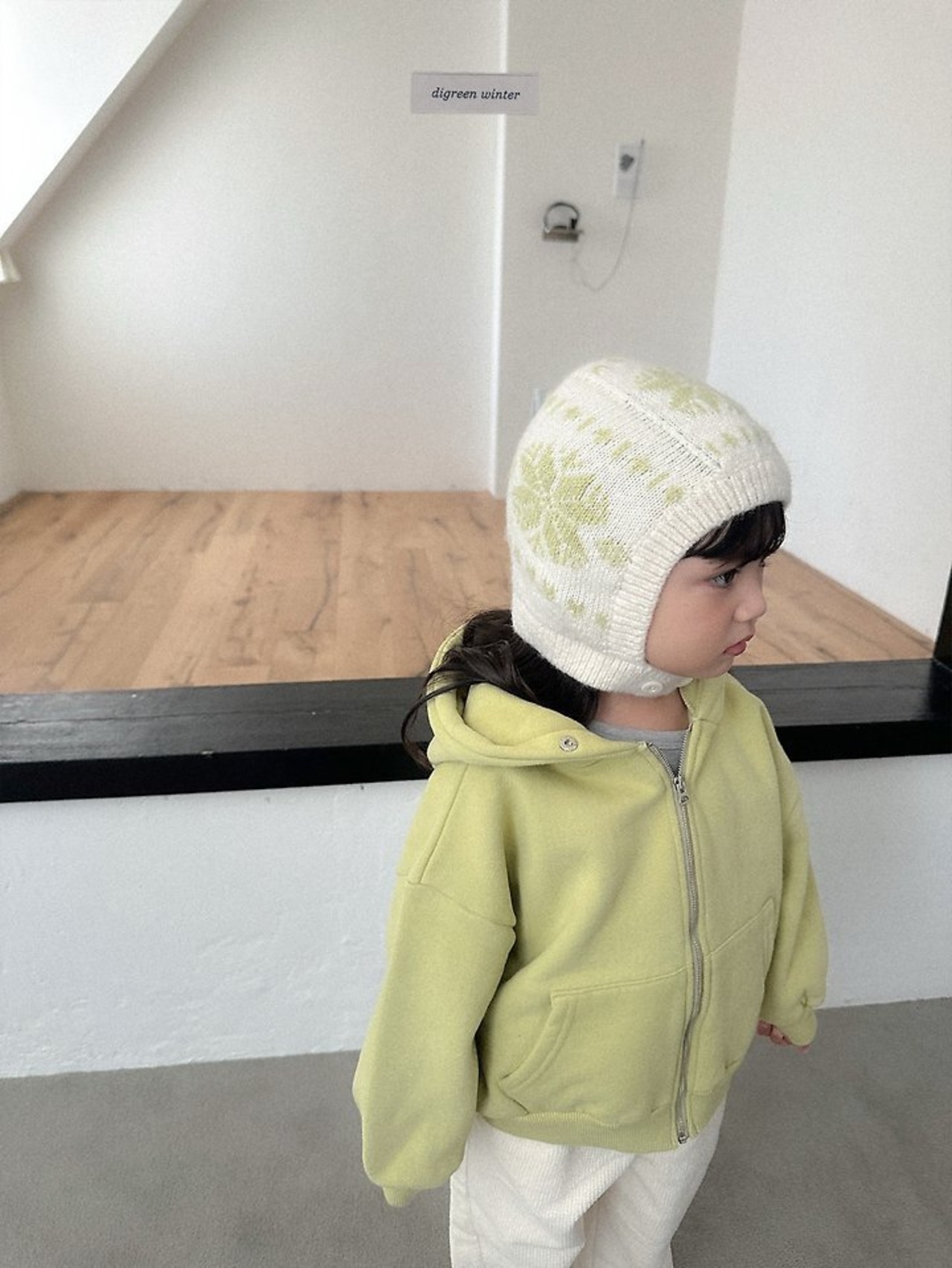 〖取寄〗韓国子供服 / 26winter / Digreen / キャラメルフードジップアップ / キッズ / 冬服 *S~2XL*