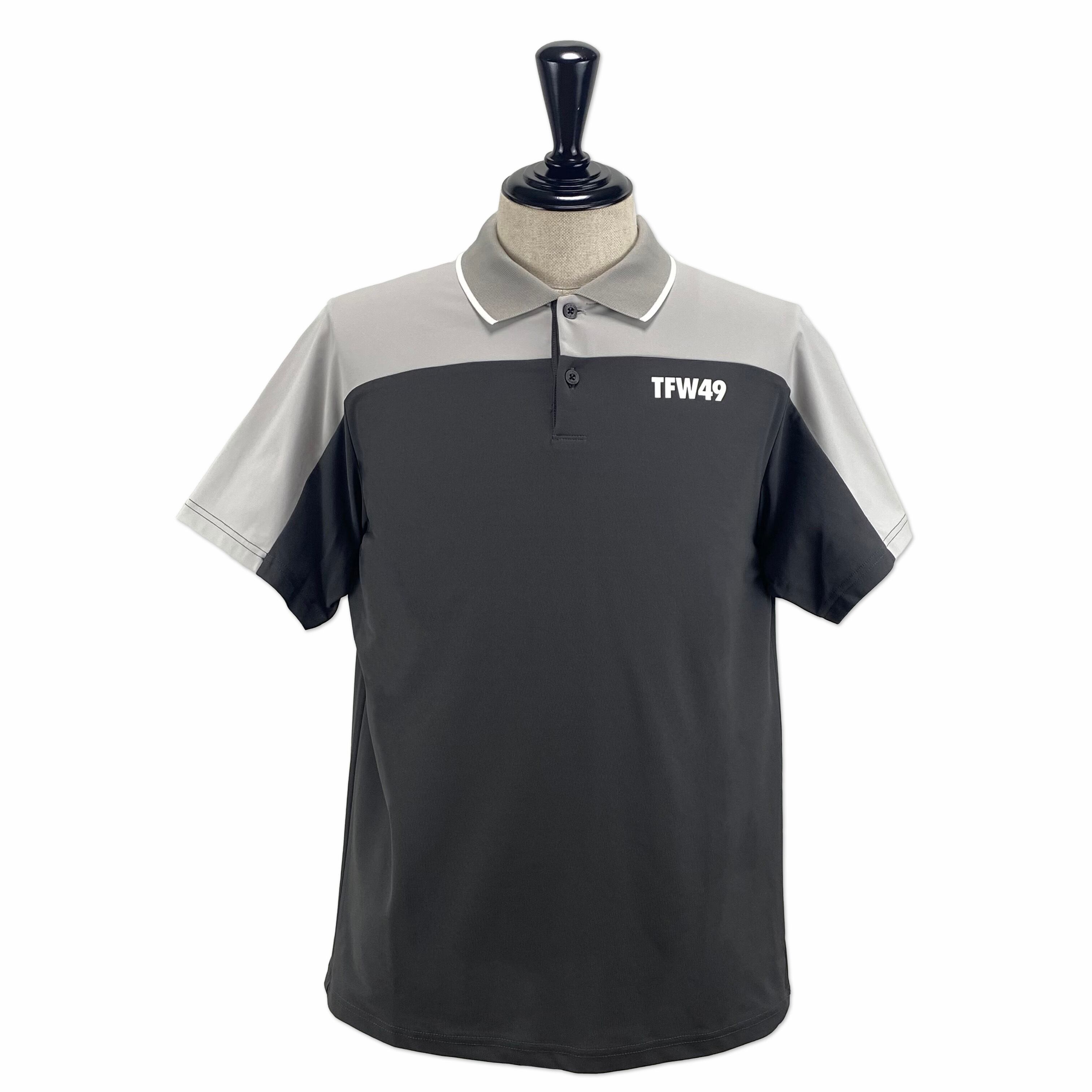TFW49】《MEN'S》SIDE MESH POLO (CHxL.GREY) | Sandy GOLF