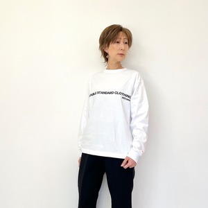 DOUBLE STANDARD CLOTHING  ロゴロングTシャツ  0508230241