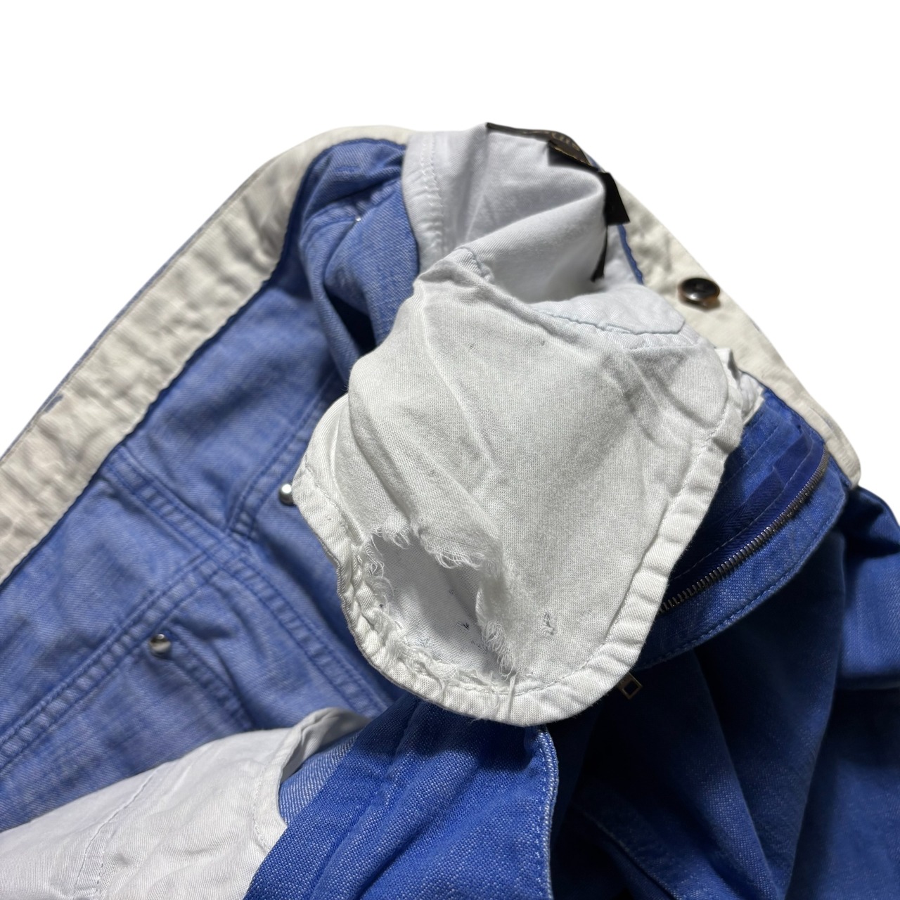 LOUIS VUITTON blue denim pants