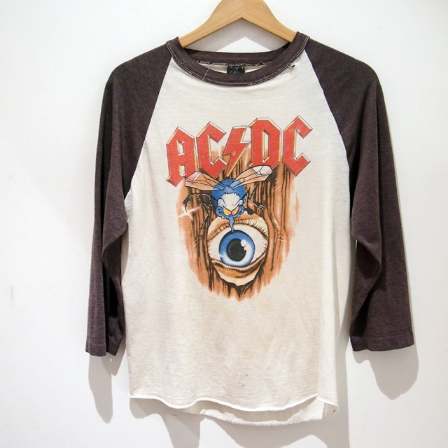 VINTAGE 1985's ACDC エーシーディーシー　ROCK  Tee