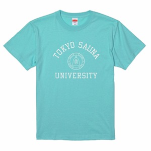「TOKYO SAUNA UNIVERSITY」Tシャツ M-GREEN