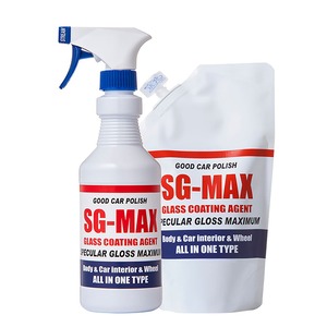 ガラスコーティング SG-MAX 400ml 詰め替え400mlセット プリウス アクア アルファード ベルファイア ヴェルファイア ノート セレナ 車 バイク スマホ iphone アイフォン コーティング剤 水回りスノーボード ワックス 洗面台 トイレ 墓石 シンク
