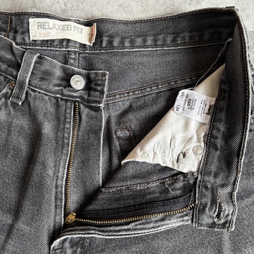 【W32 L34】00s usa levi's ブラック 550 詳細写真5