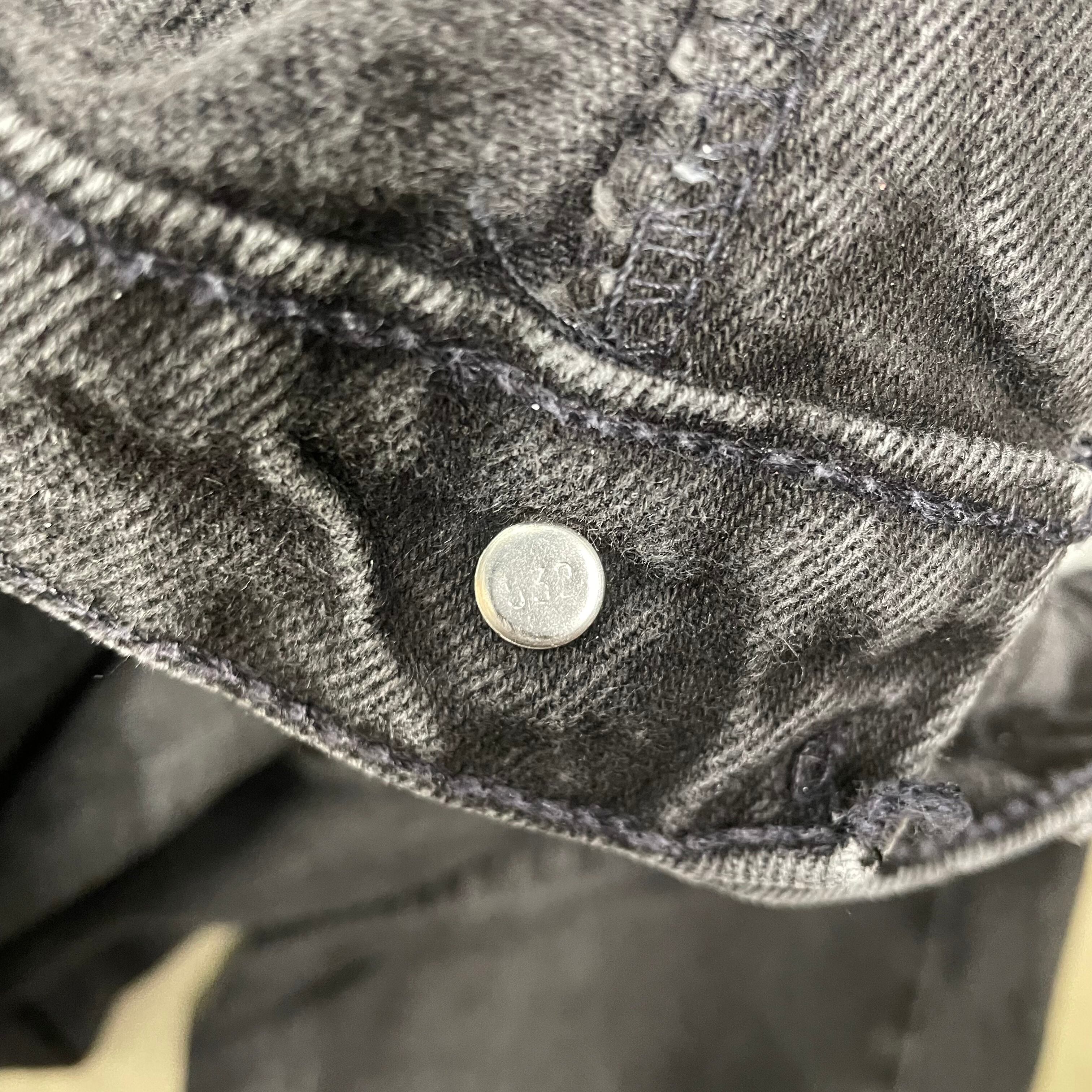 90s Levi's 550 ブラックデニム 後染め USA製 リーバイス