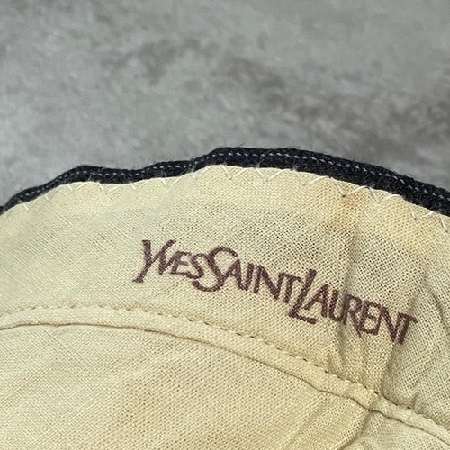 70s- YVES SAINT LAUREN TEOLAIRジッパー ストライプ 詳細写真3