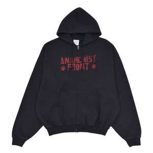 【VETEMENTS】ANARCHIST FRONT ZIP-UP HOODIE
