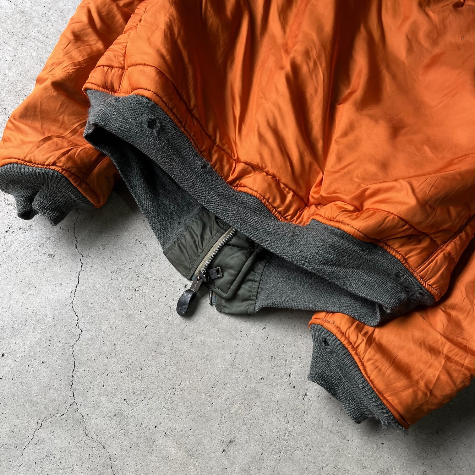 73年納品 70年代 ビンテージ USAF 米軍実品 MA-1 ミリタリー フライト 