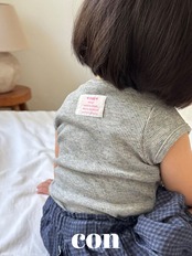 【即納】CON 26/SM ピンポンリブTシャツ｜夏服｜韓国子供服