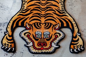 Tibetan Tiger Rug 《Mサイズ•プレミアムウール056》チベタンタイガーラグ