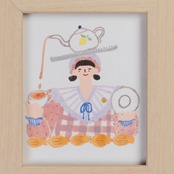 < Riie ／ ワカイリエ > 原画「ティーカップの帽子」